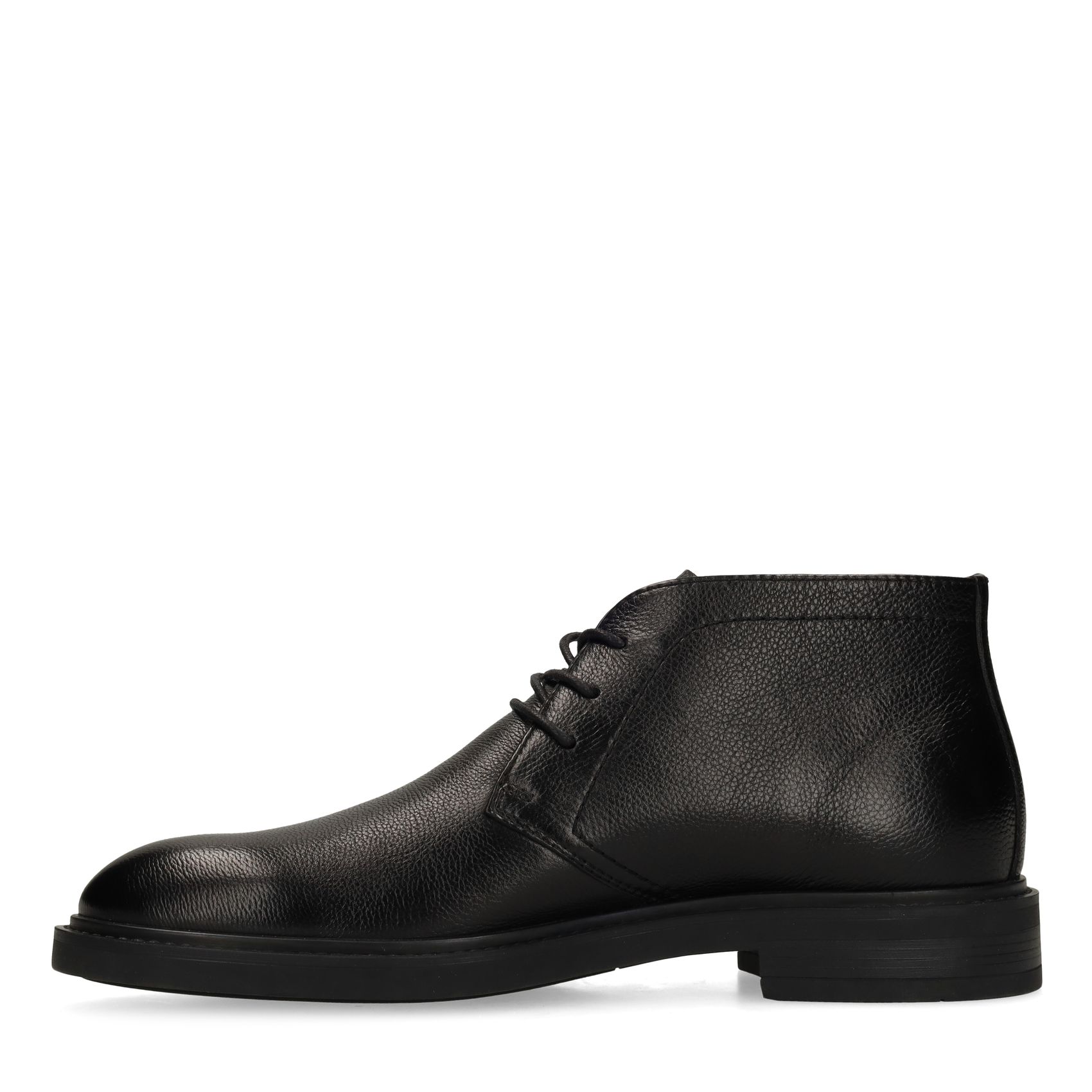 Zwarte leren veterschoenen