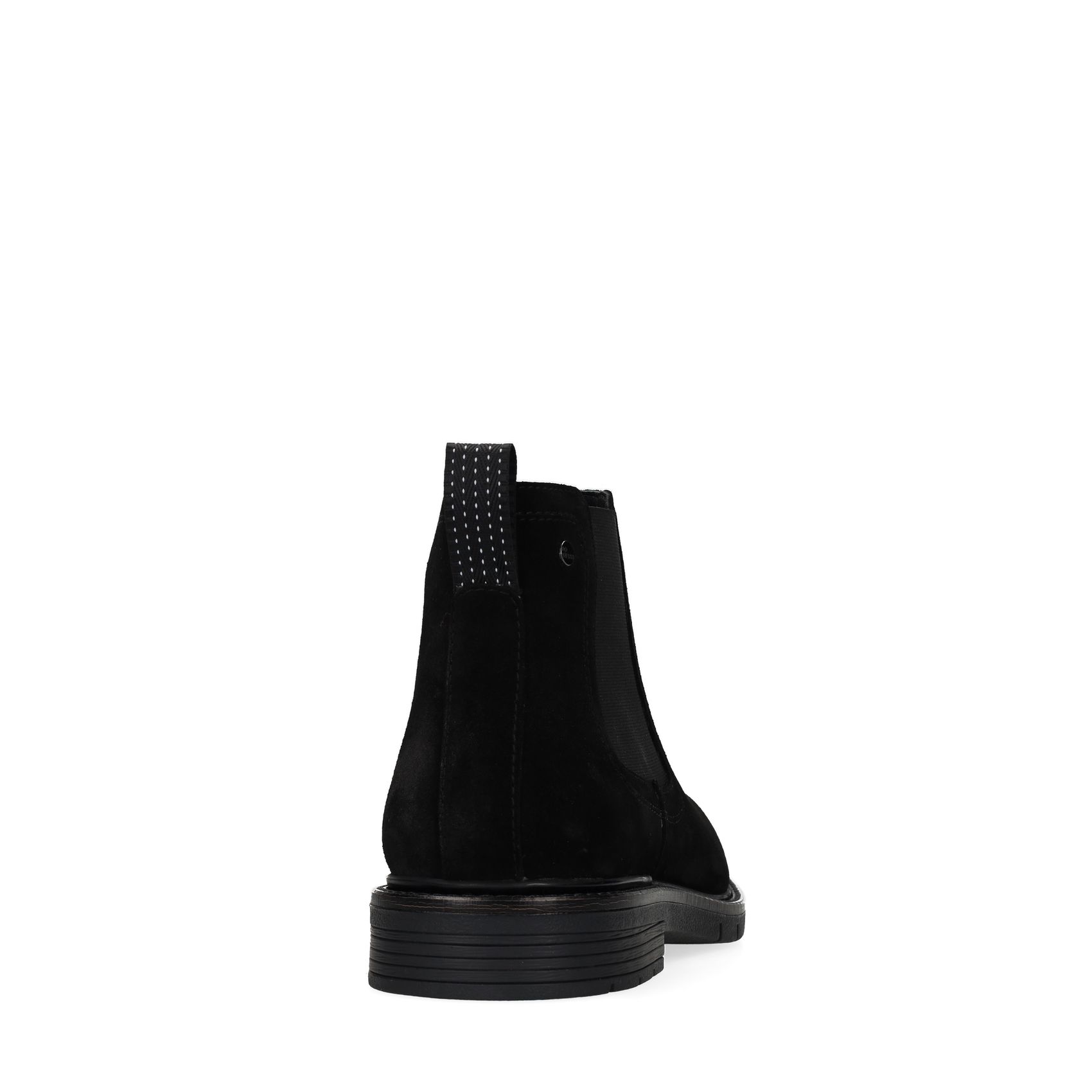 Schwarze Chelsea Boots aus Veloursleder