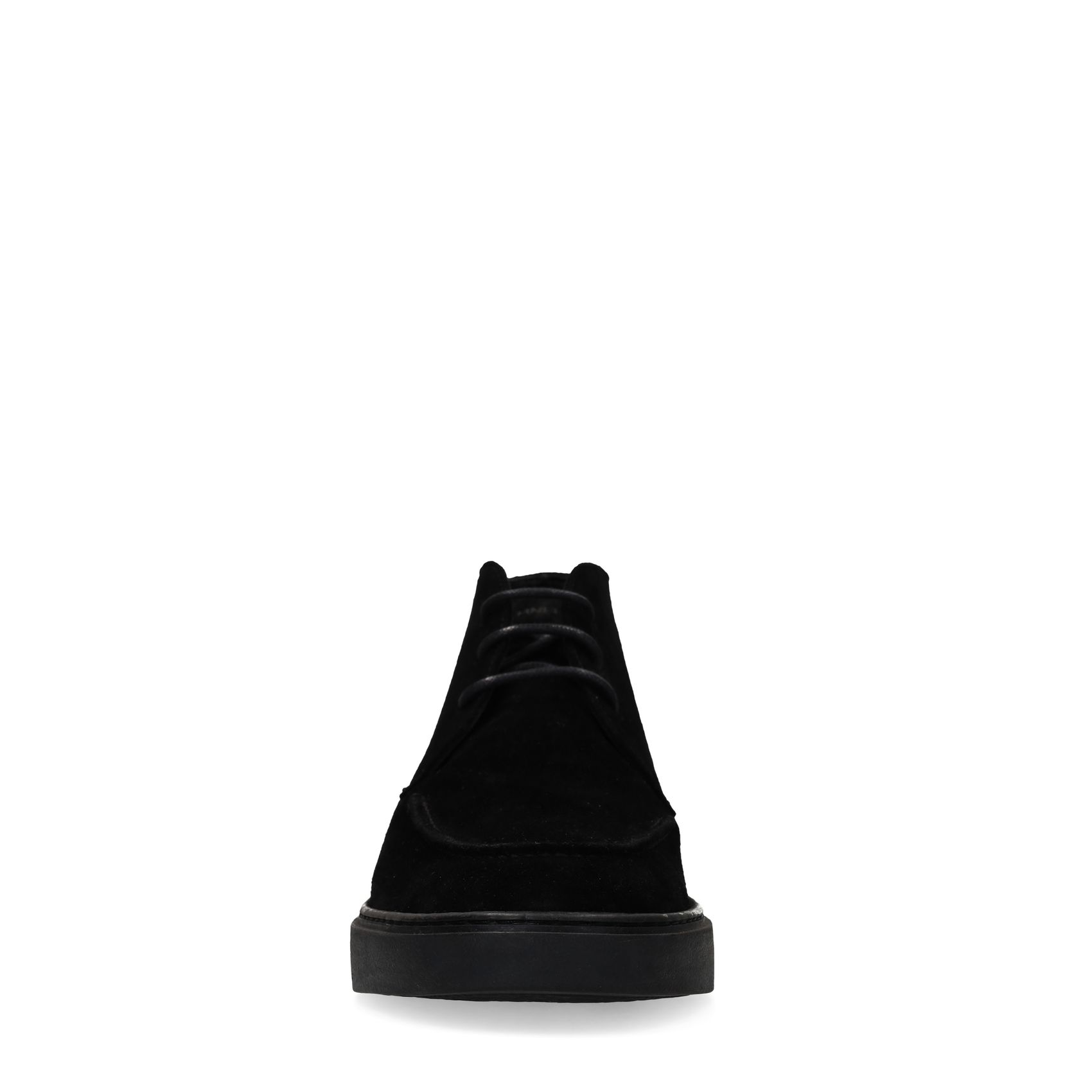 Zwarte suède desert boots