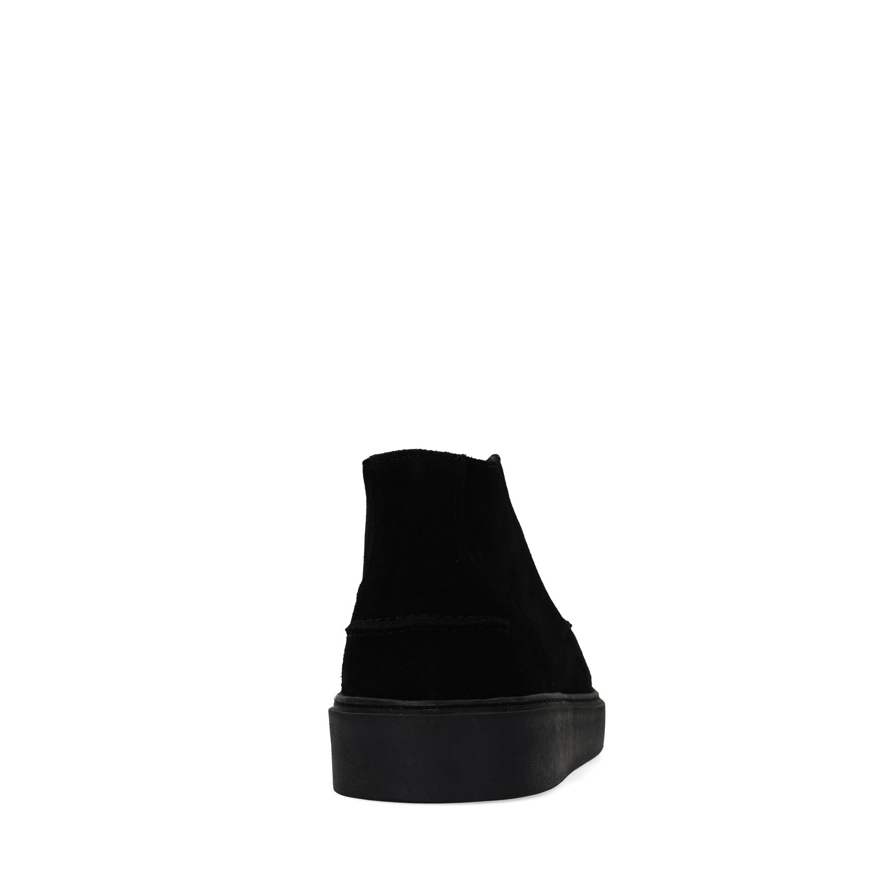 Zwarte suède desert boots