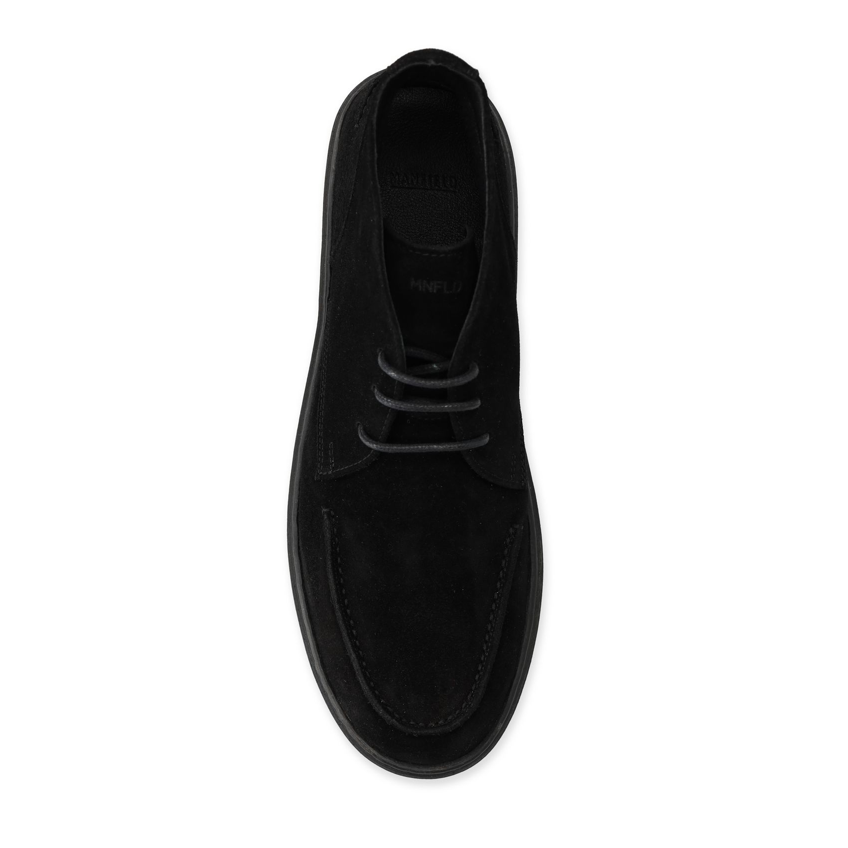 Zwarte suède desert boots