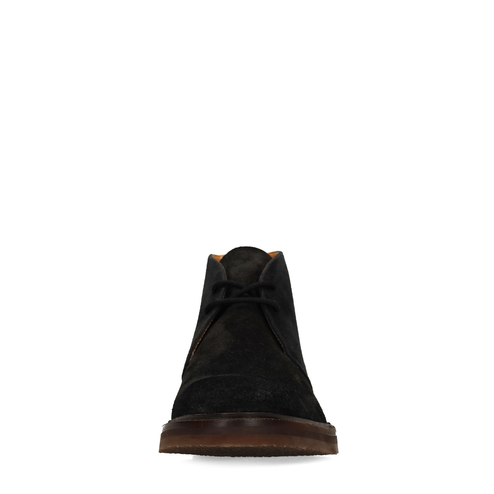 Zwarte suède desertboots