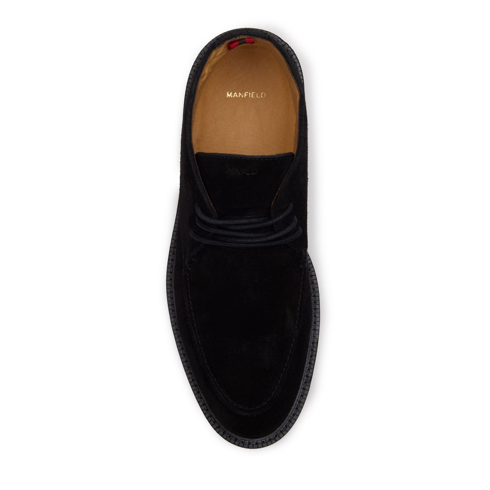 Zwarte suède desertboots