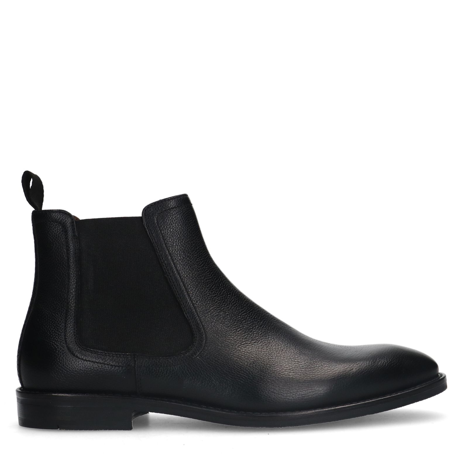 Schwarze Chelsea Boots aus Leder