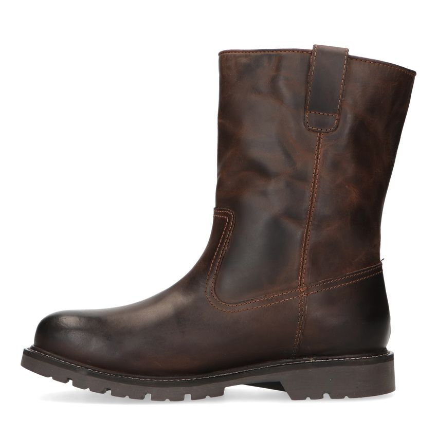 Bruine leren boots