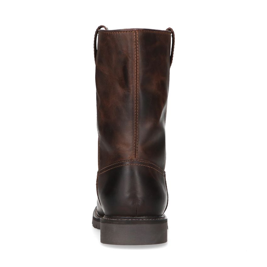 Bruine leren boots