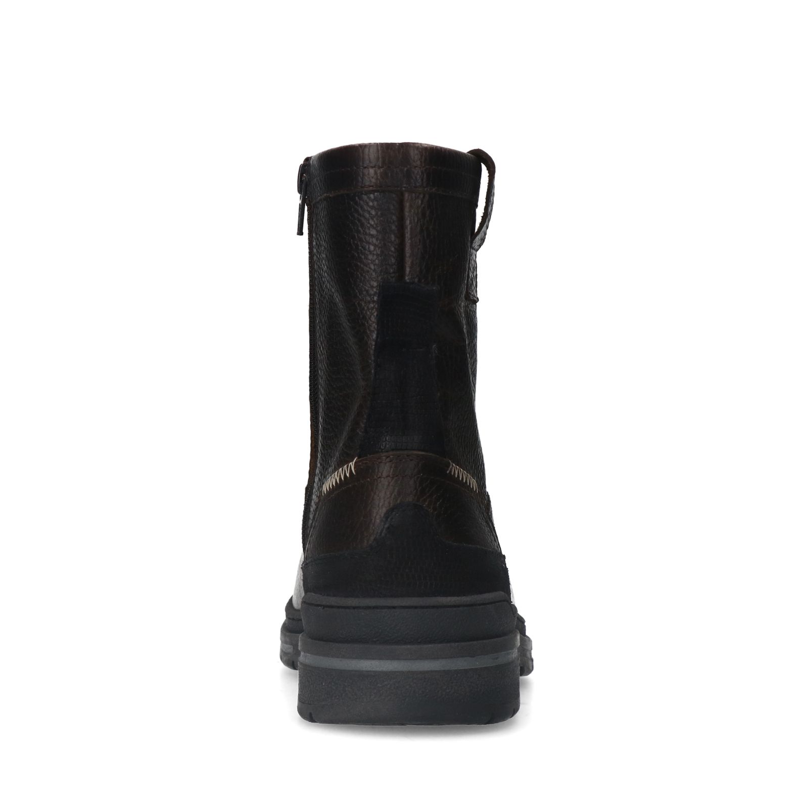 Donkerbruine leren boots