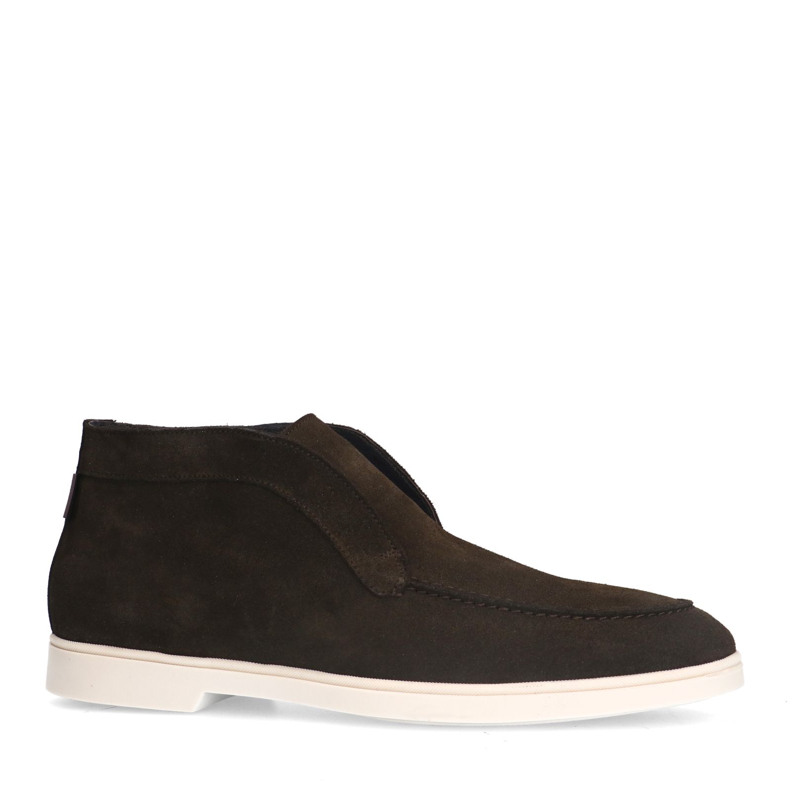 Braune Veloursleder-Boots