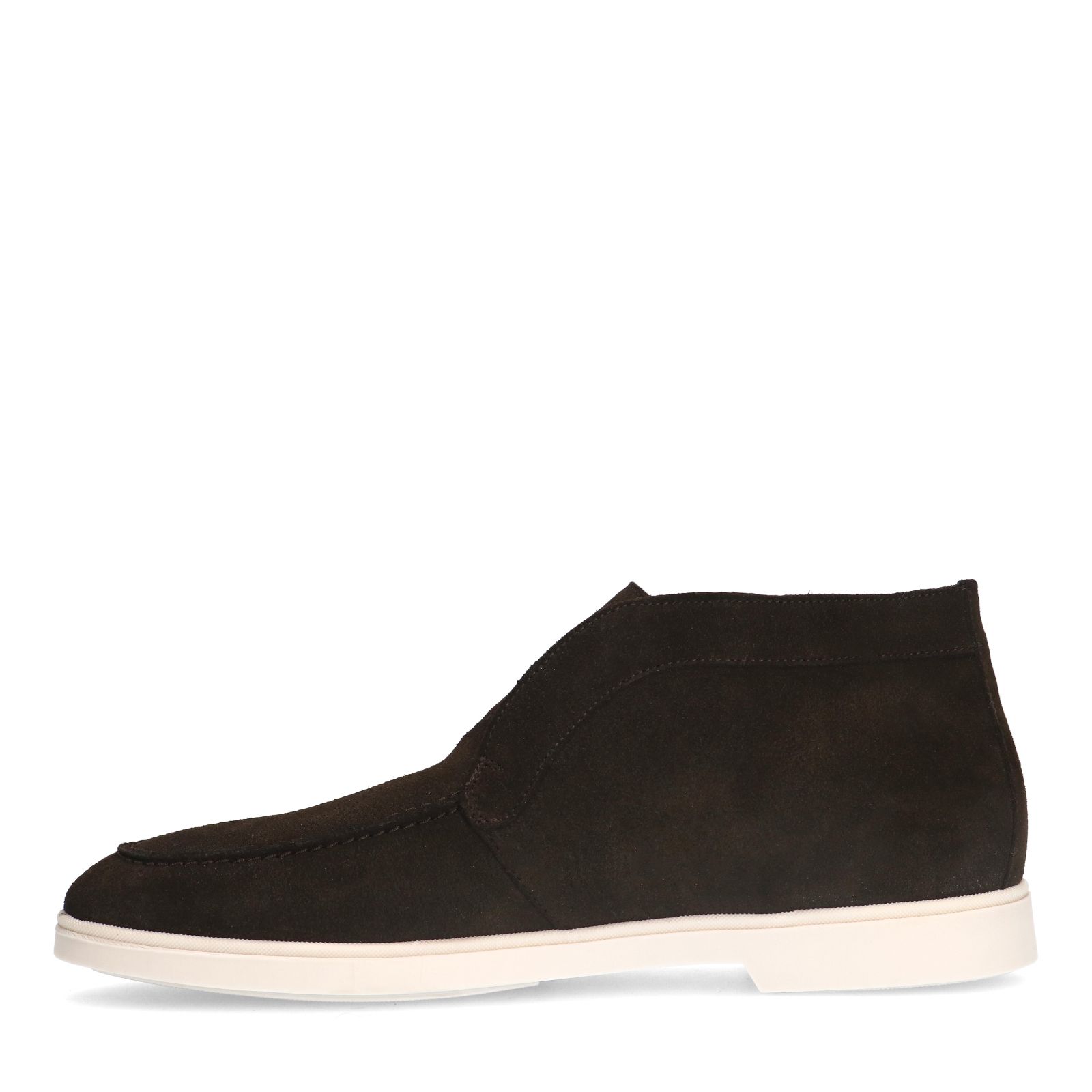Braune Veloursleder-Boots