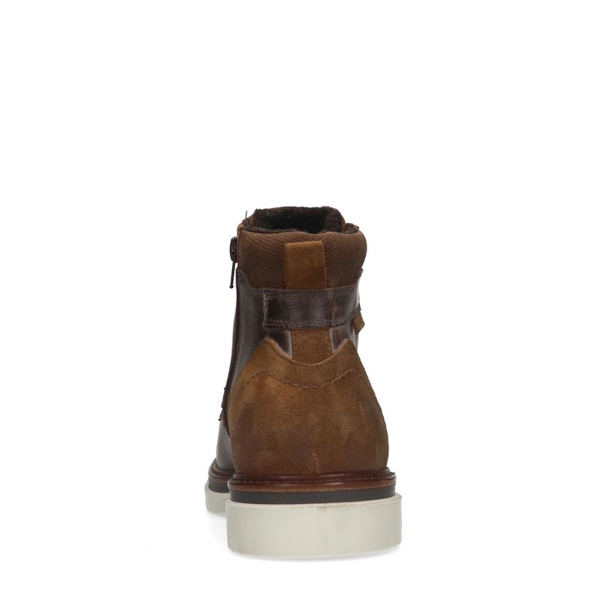 Bruine leren veterboots