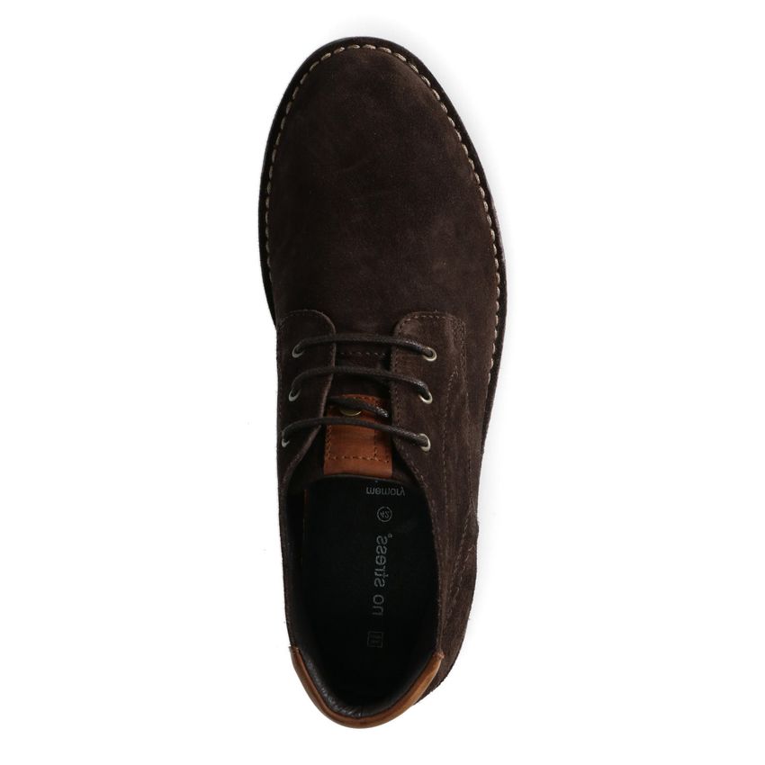 Bruine suède desert boots