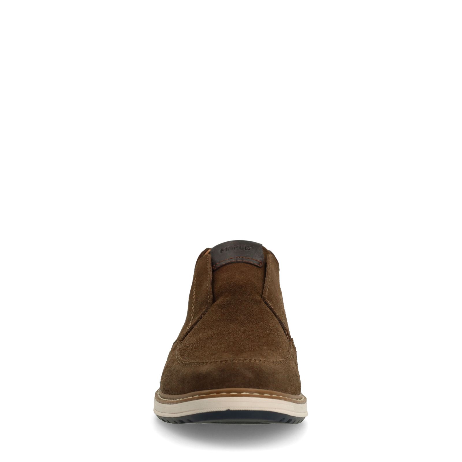 Braune Chelsea Boots aus Veloursleder