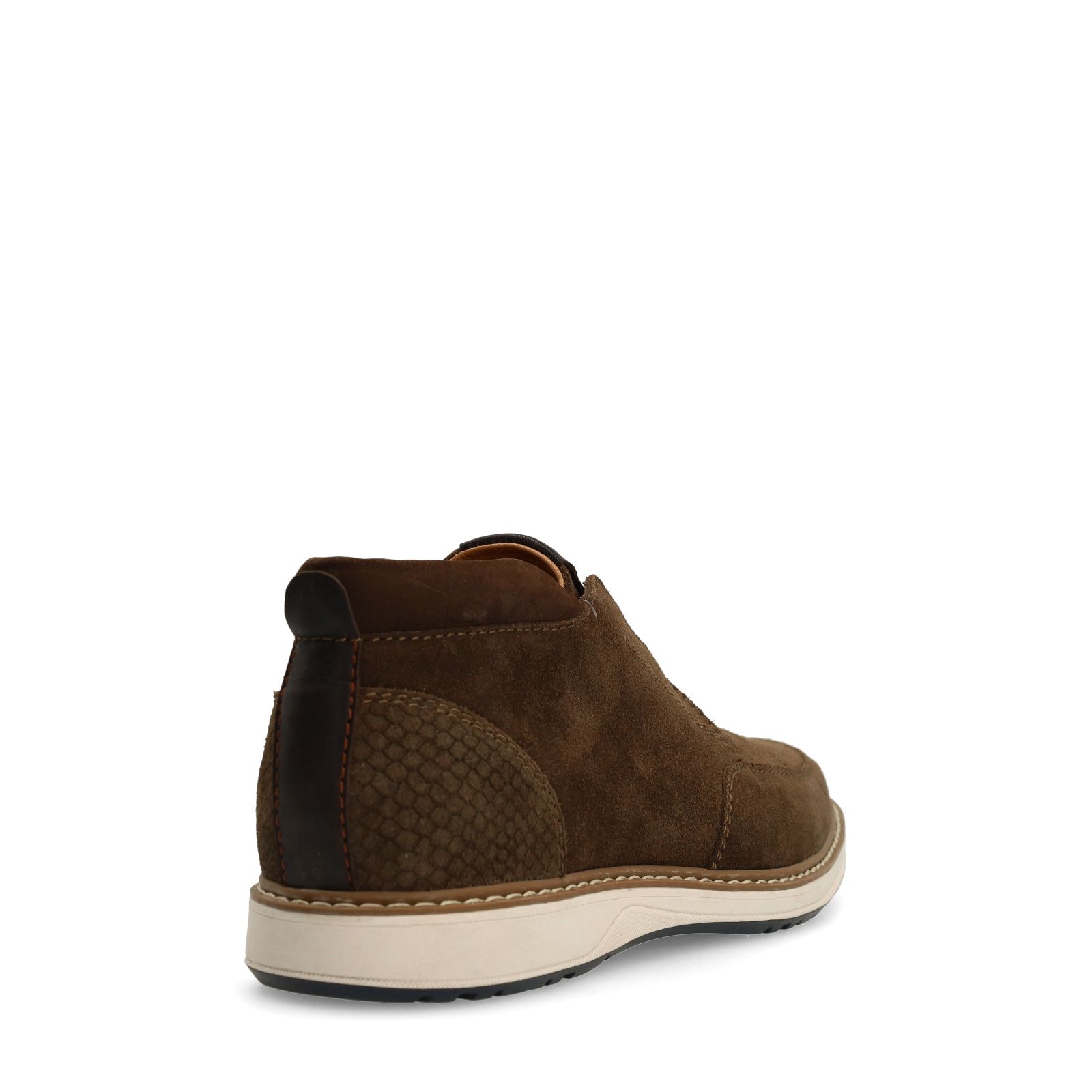 Braune Chelsea Boots aus Veloursleder
