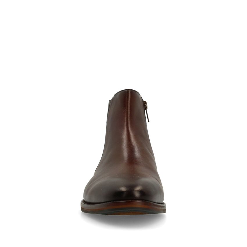 Braune Chelsea Boots aus Leder