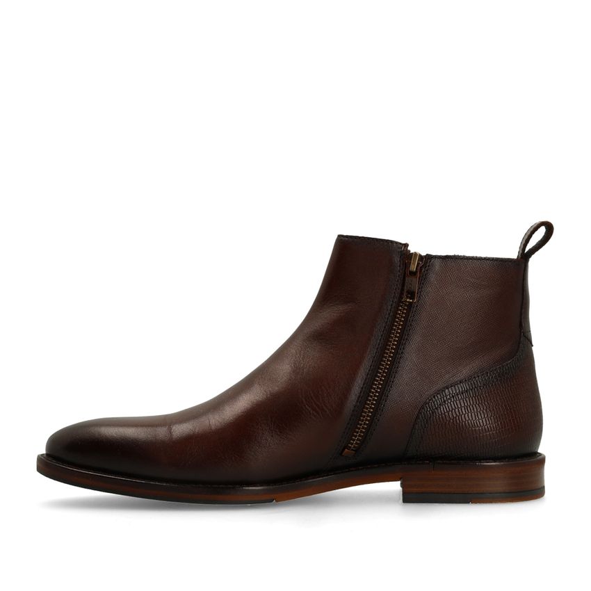 Bruine leren Chelsea boots