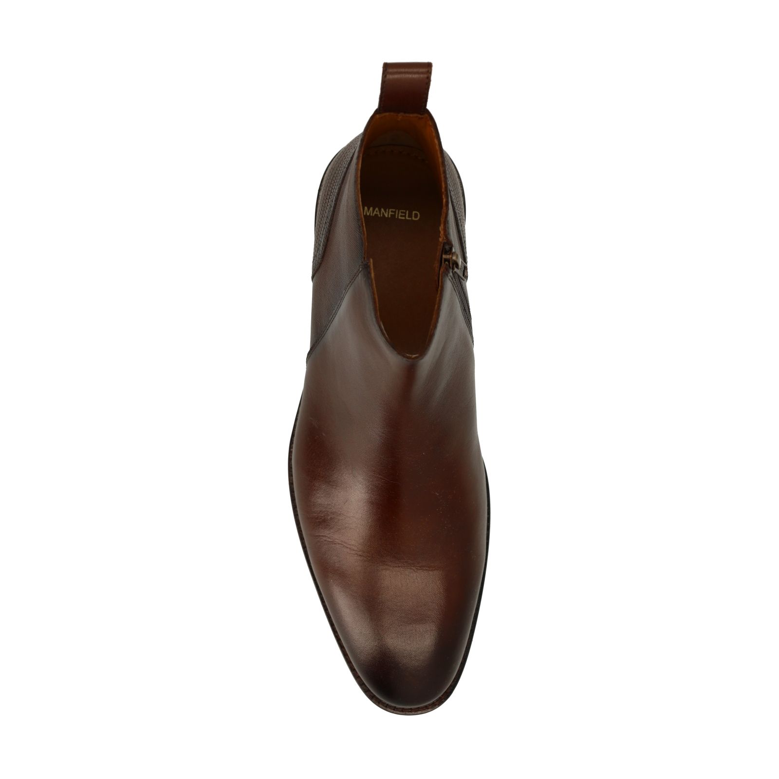 Braune Chelsea Boots aus Leder