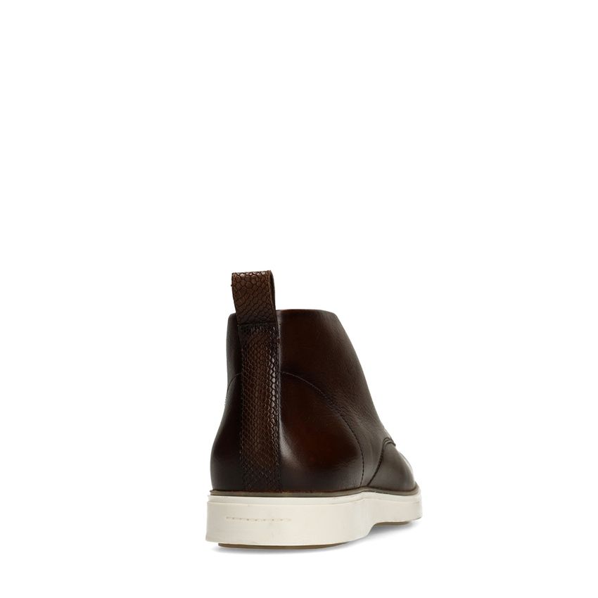 Dunkelbraune Lederschnürschuhe