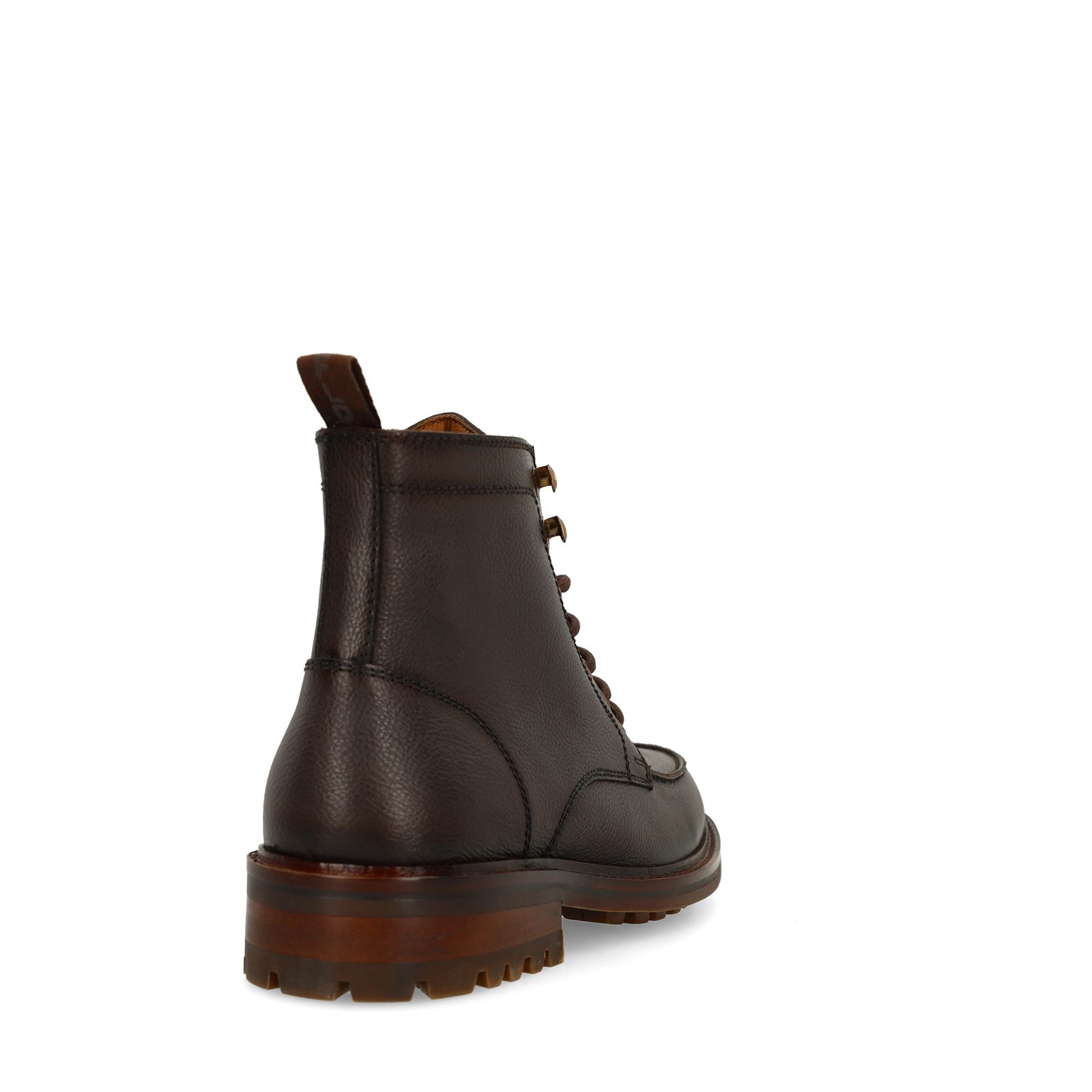Braune Lederschnürboots