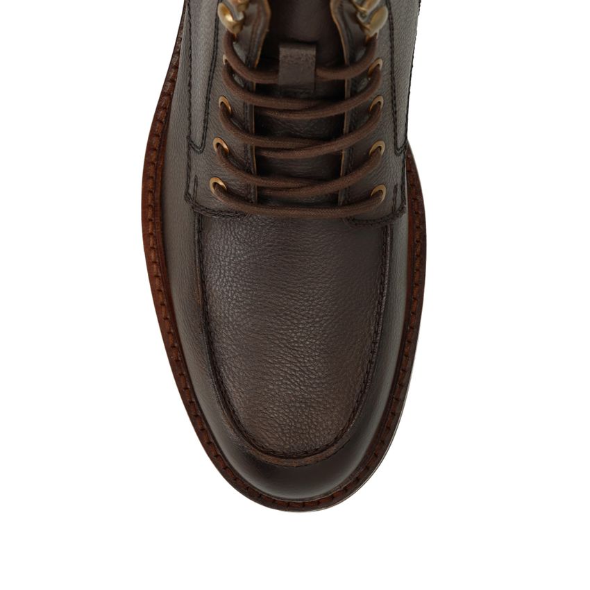 Bruine leren veterboots