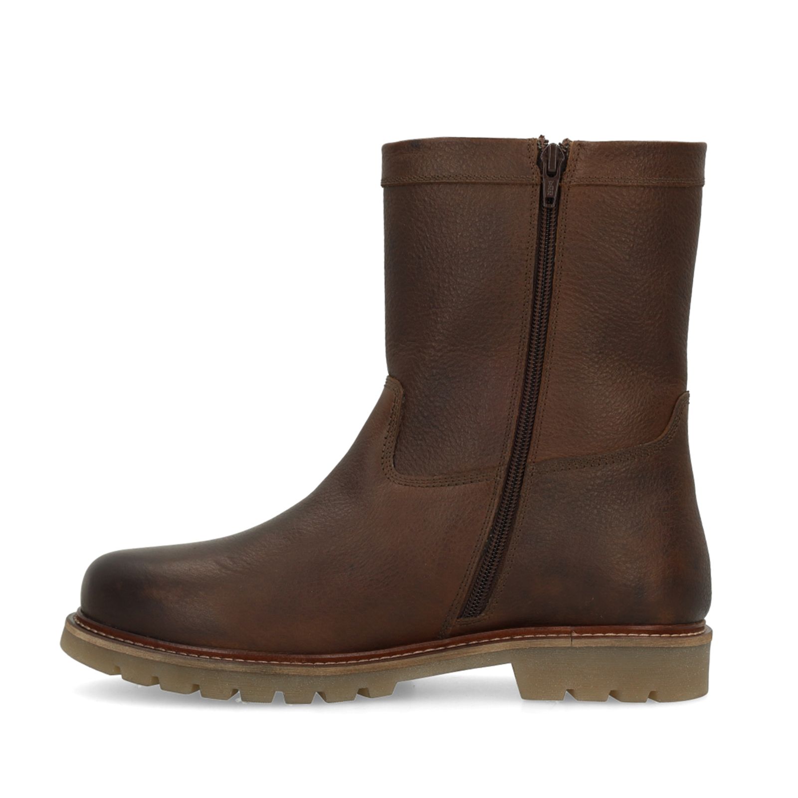 Bruine leren boots