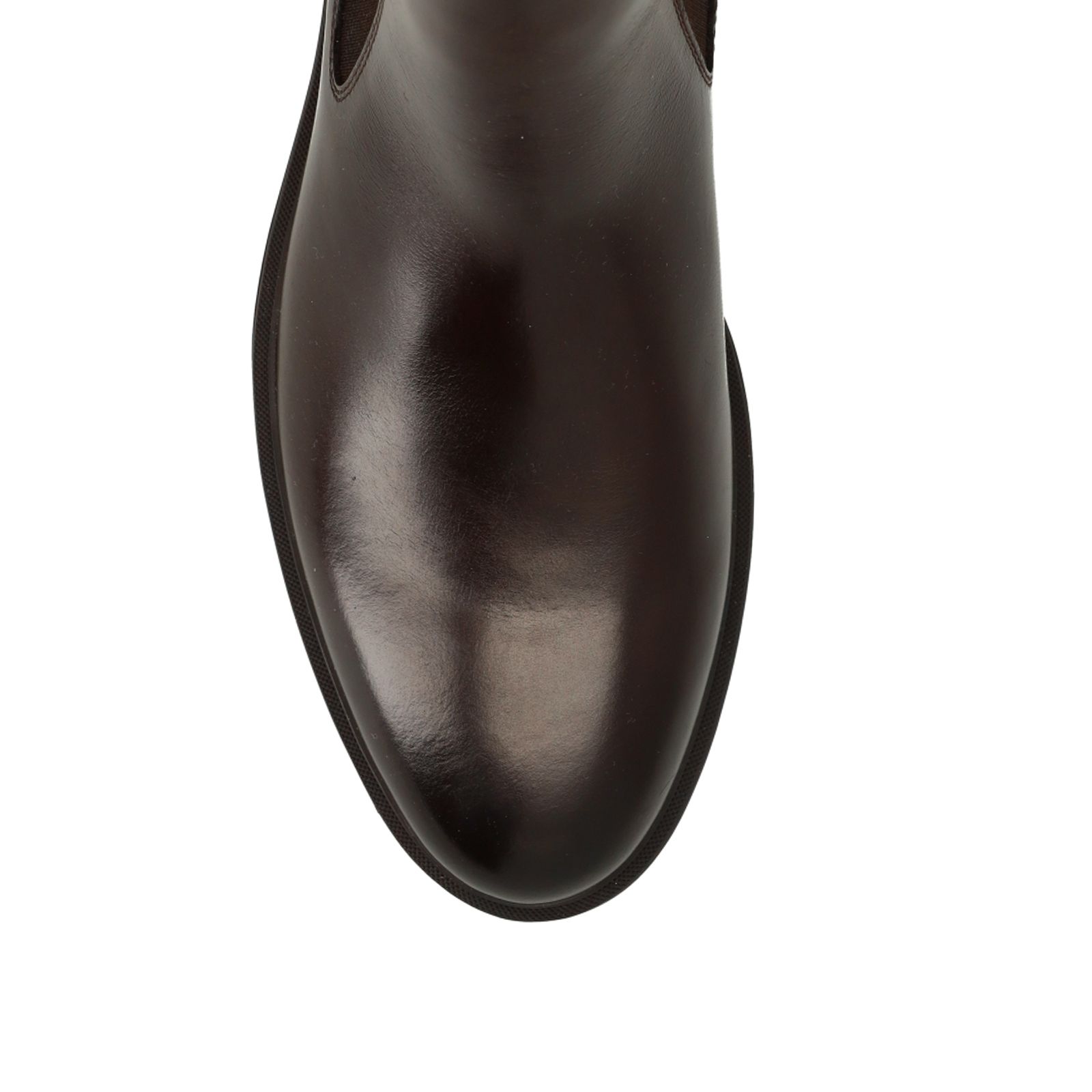 Braune Chelsea Boots aus Leder