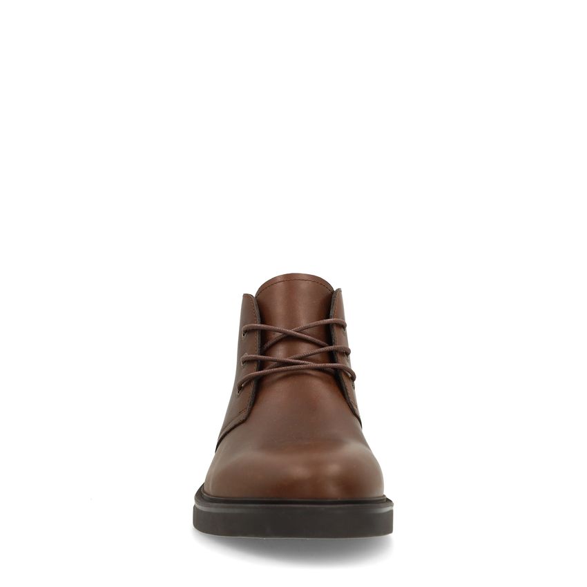 Braune Lederschnürboots
