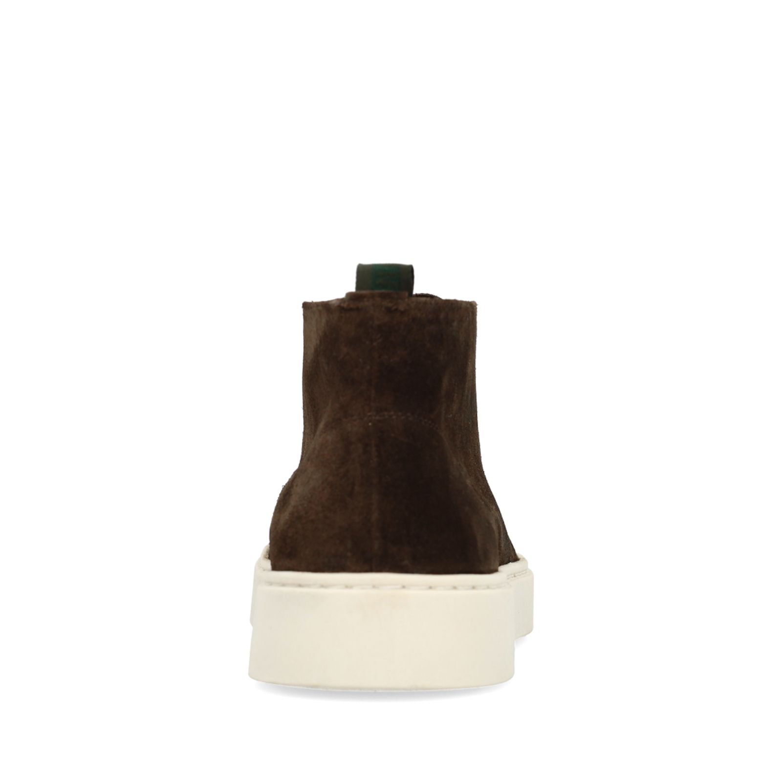 Braune Schnürboots aus Veloursleder