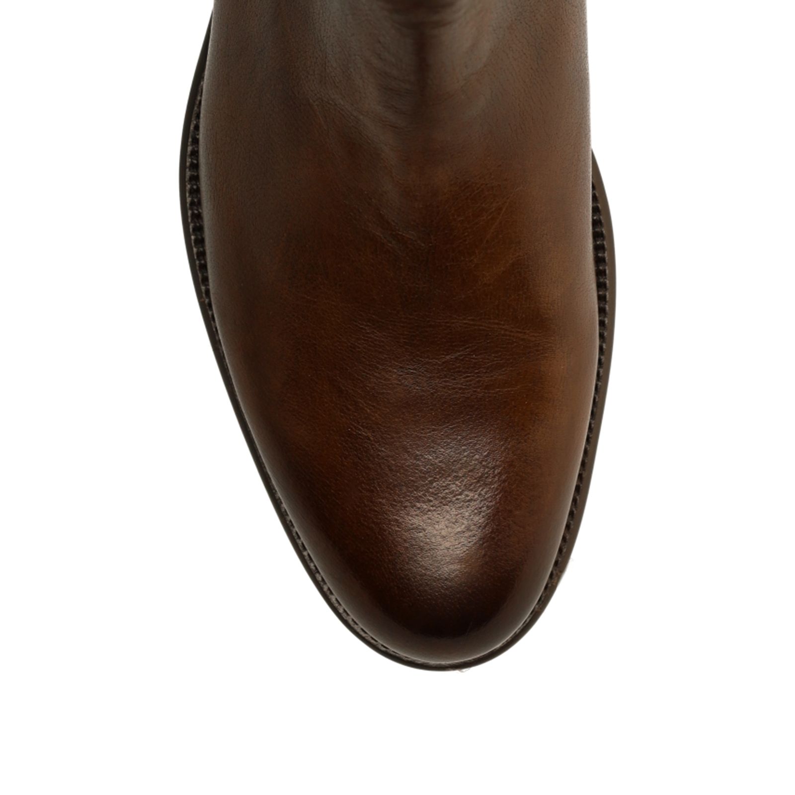 Bruine leren boots