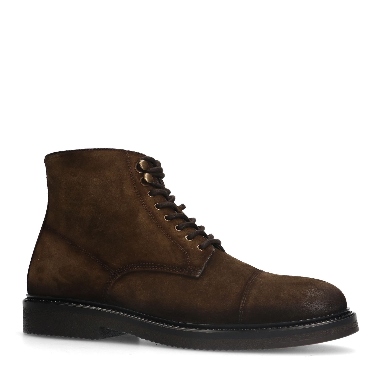 Bruine suède veterboots
