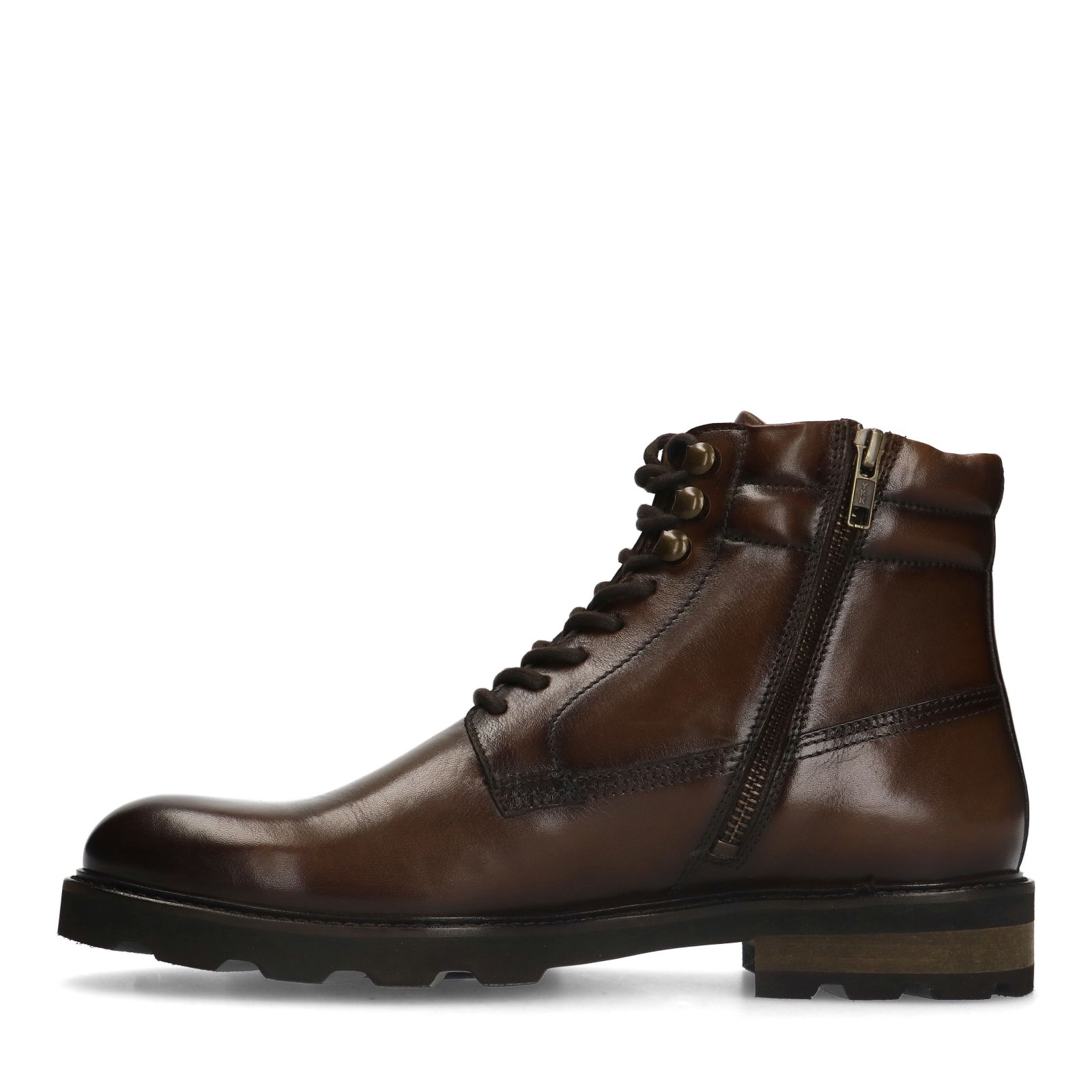 Bruine leren veterboots