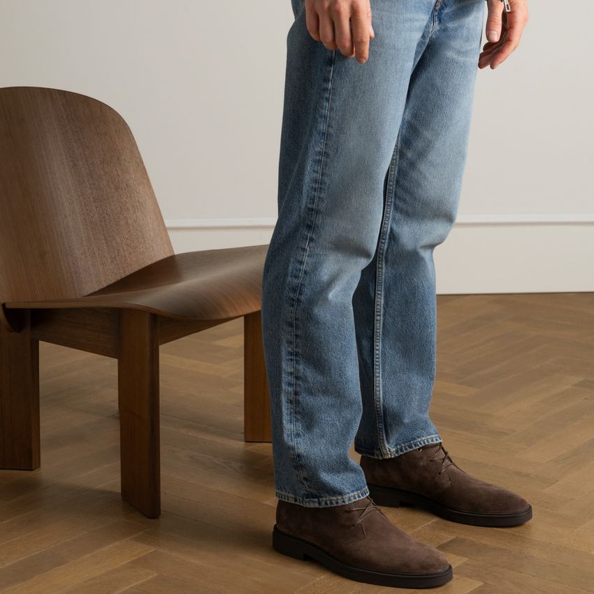 Bruine suède veterboots