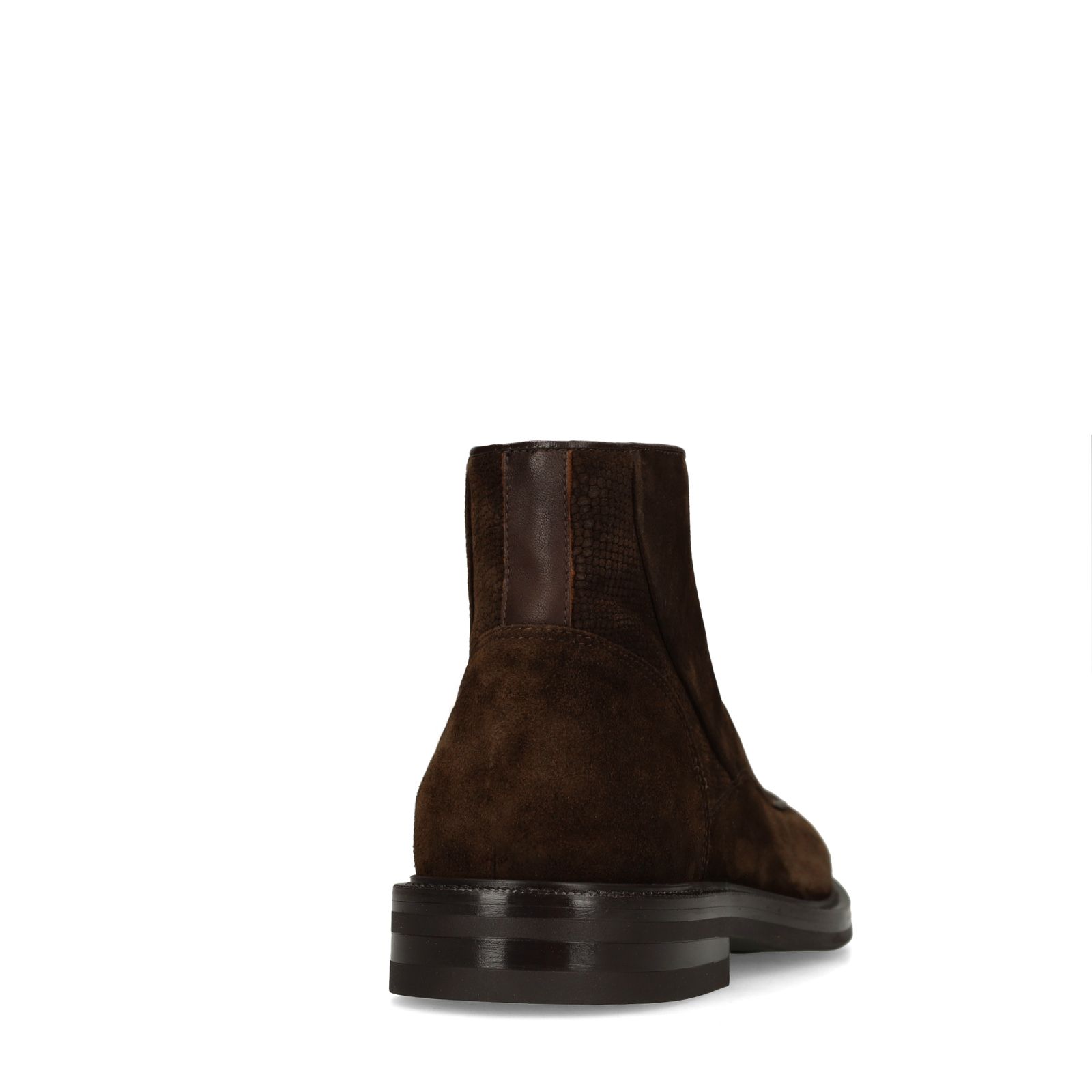 Braune Schnürboots aus Veloursleder