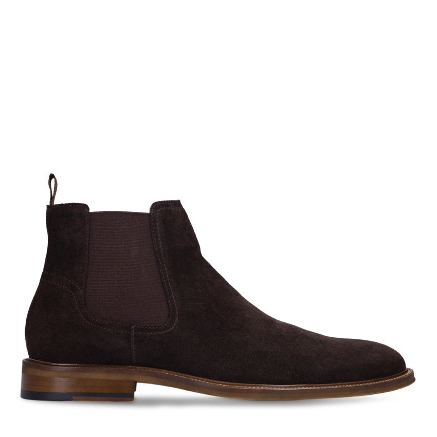Bruine suède chelsea boots
