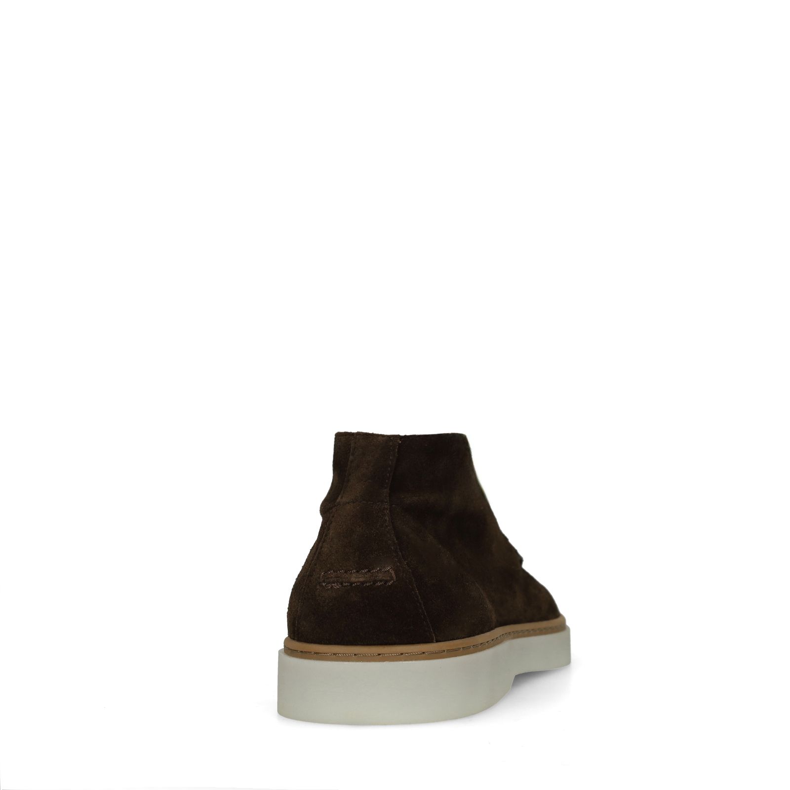 Bruine suède veterschoenen