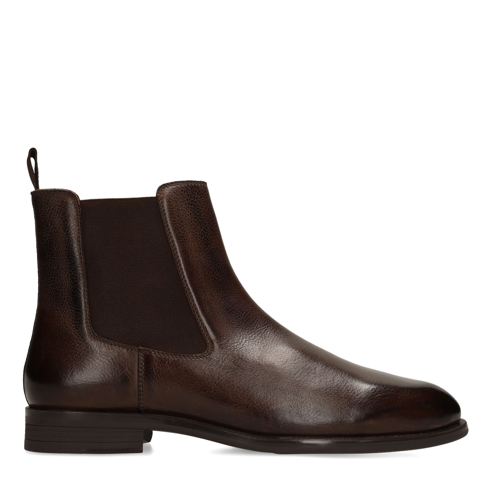 Braune Chelsea Boots aus Leder