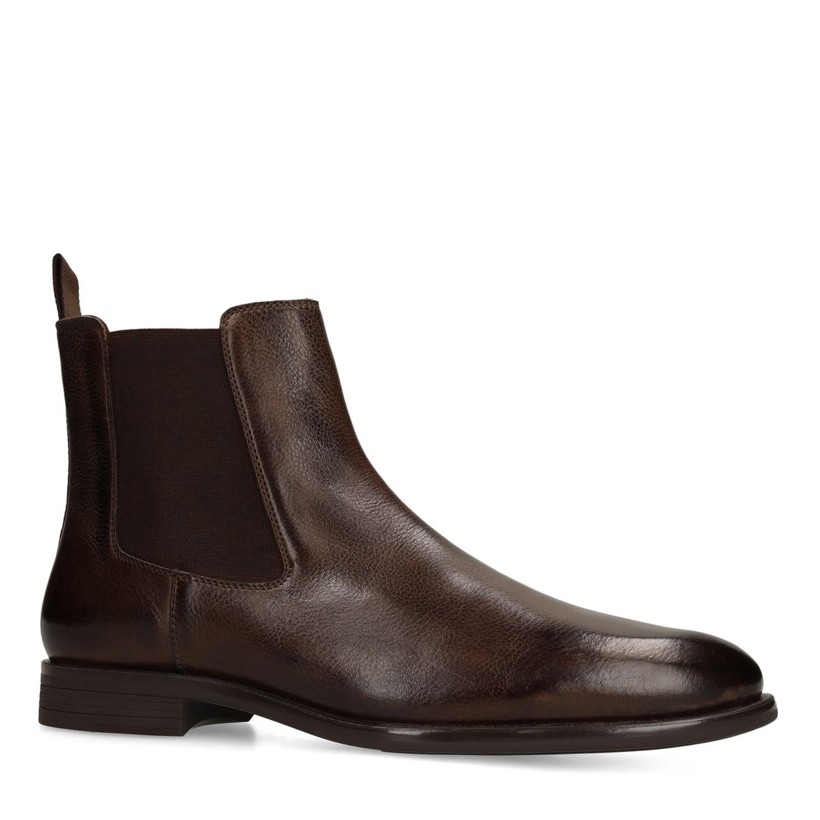 Braune Chelsea Boots aus Leder