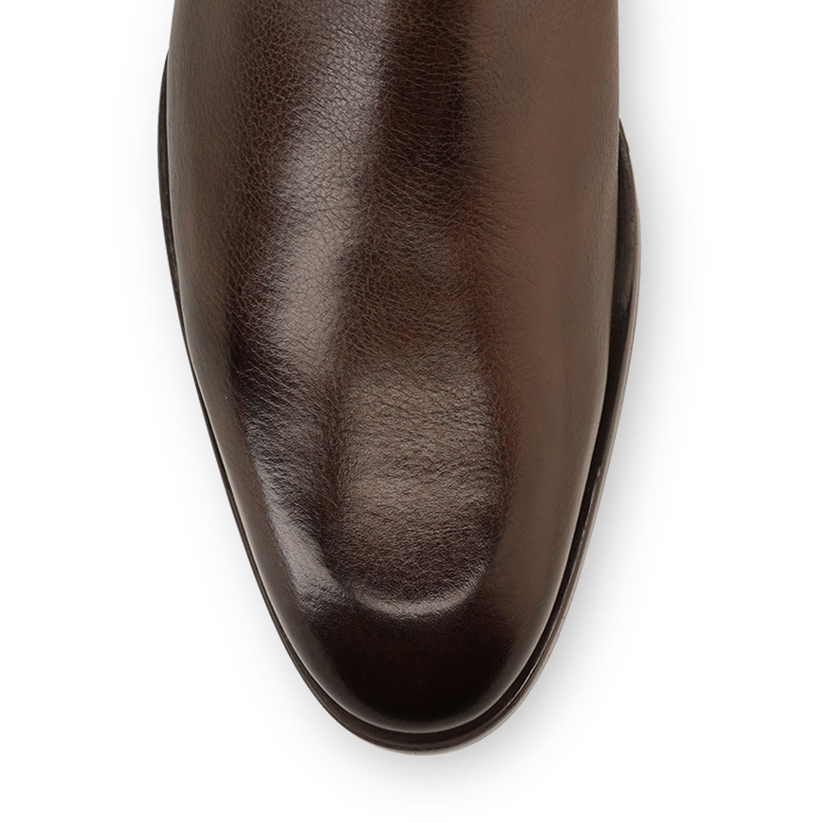 Braune Chelsea Boots aus Leder