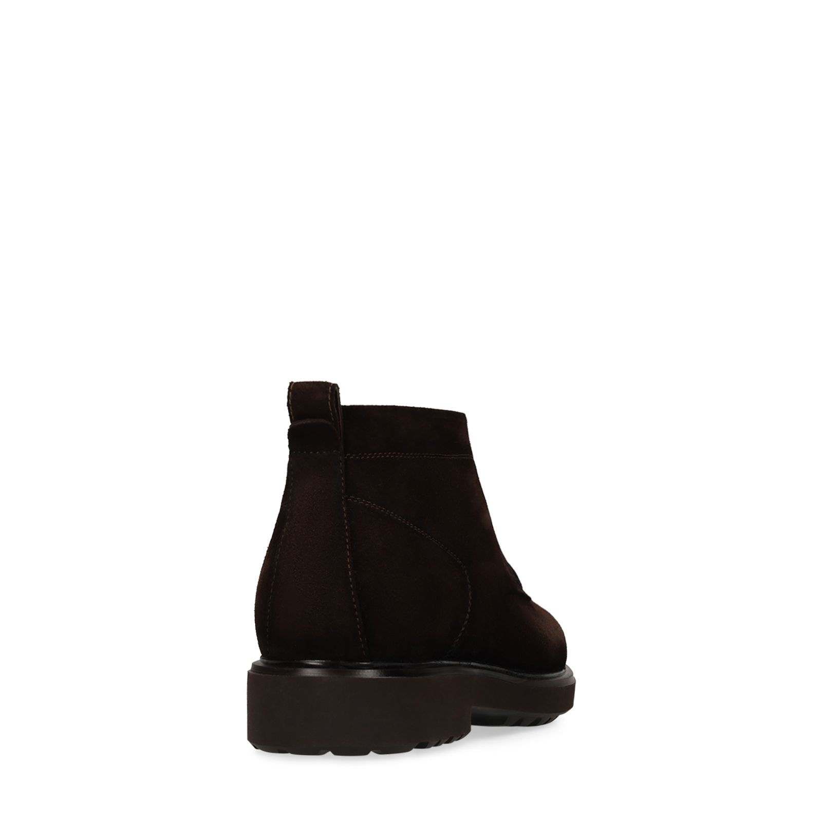 Bruine suède veterschoenen