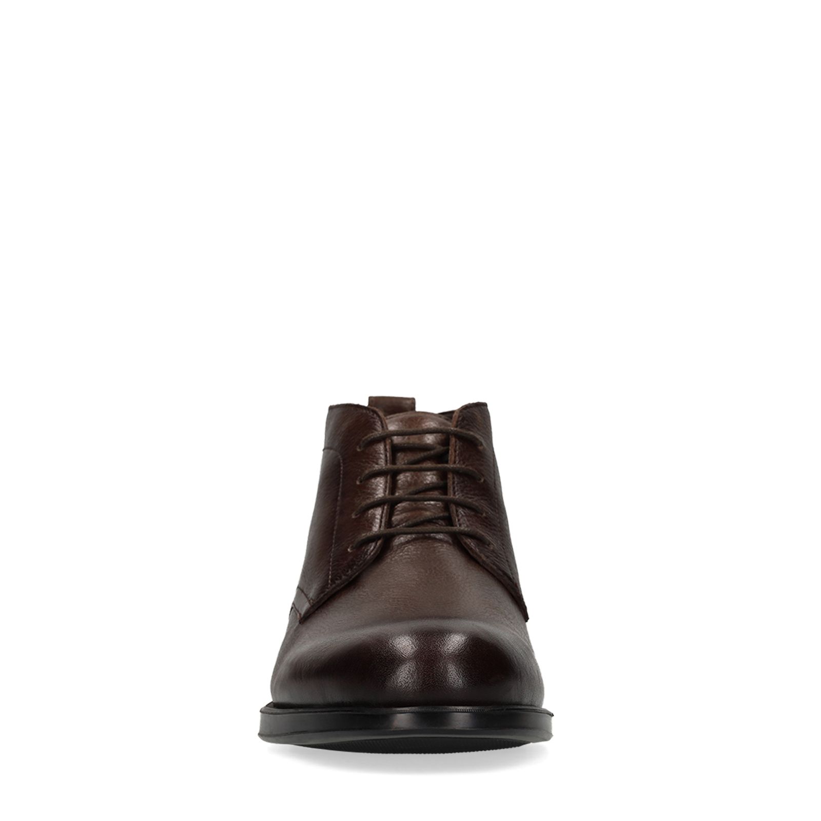 Bruine leren veterschoenen