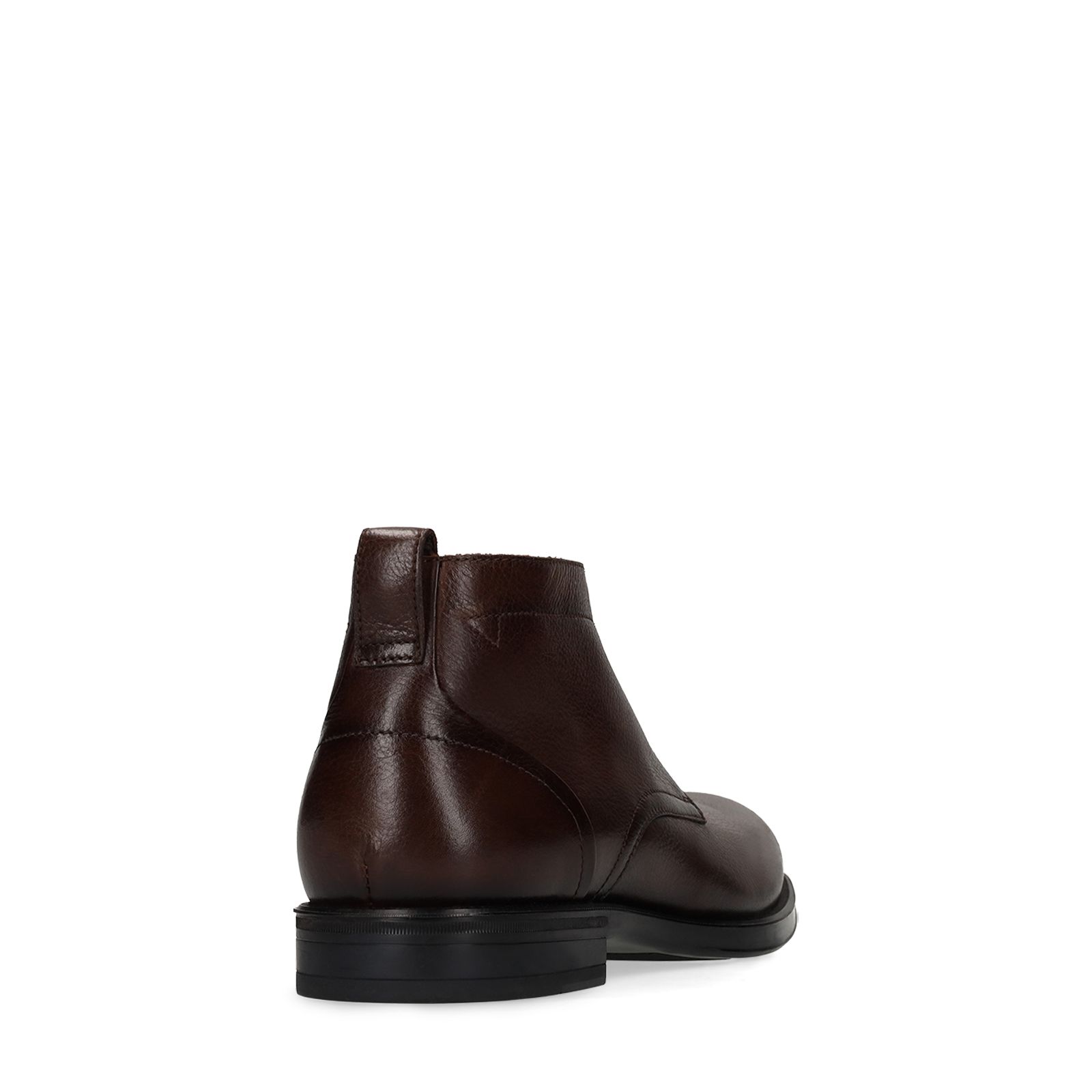Bruine leren veterschoenen