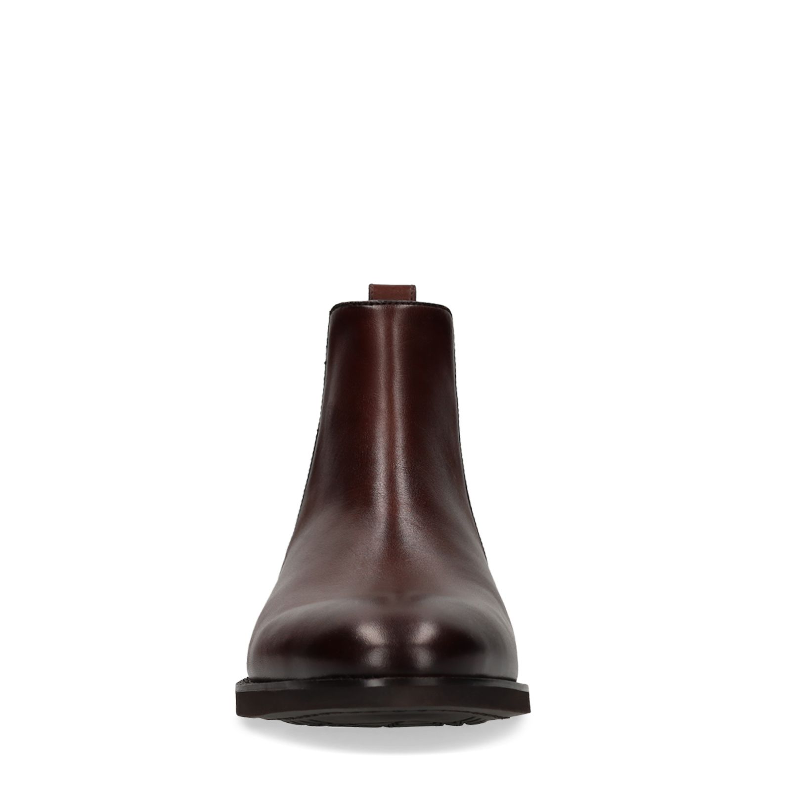 Bruine leren chelsea boots