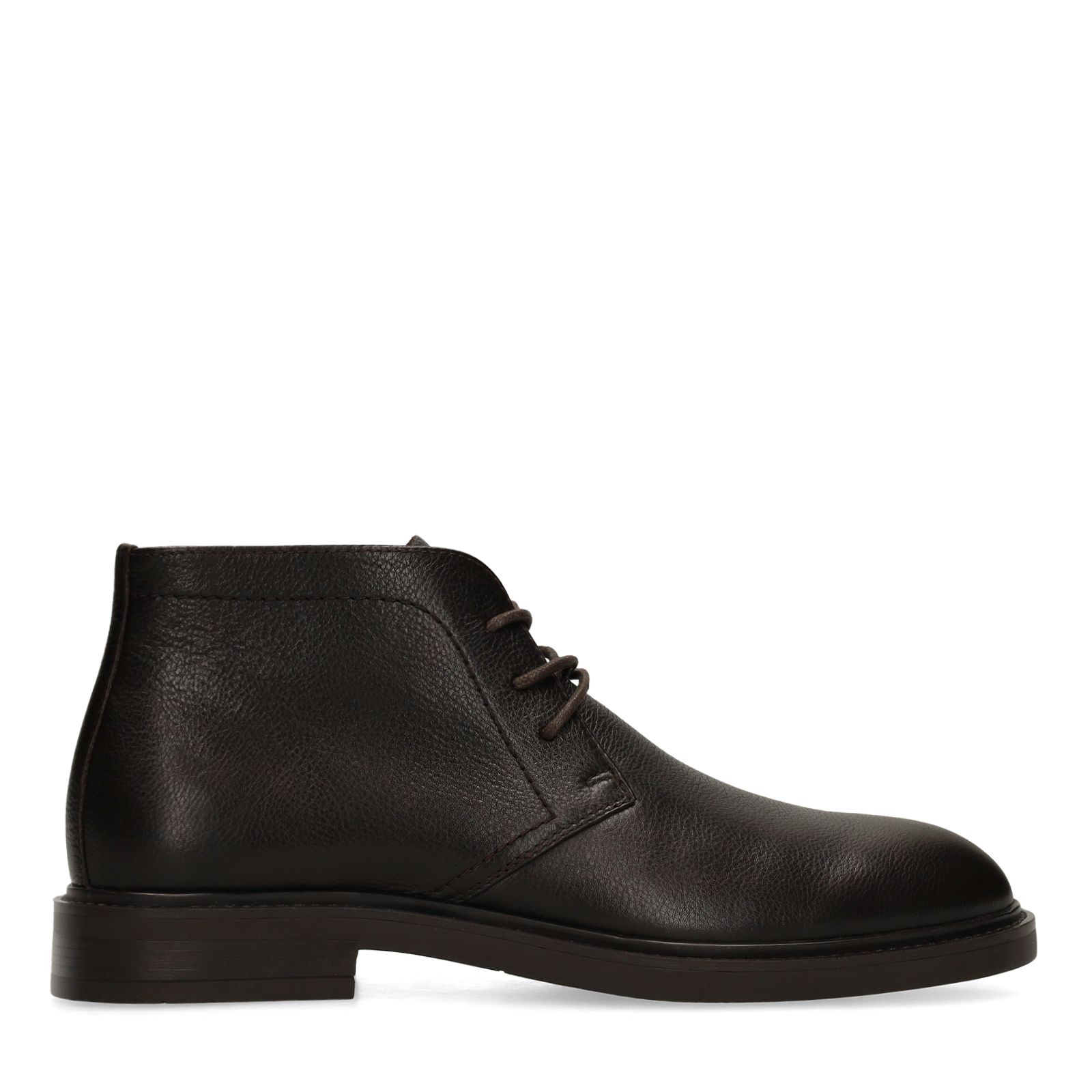 Dunkelbraune Lederschnürschuhe