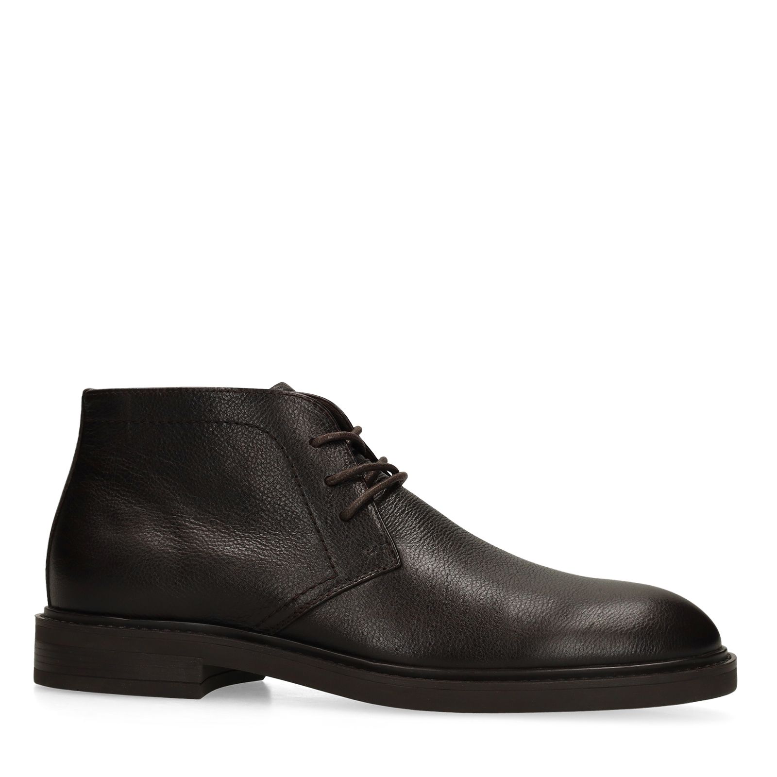 Dunkelbraune Lederschnürschuhe