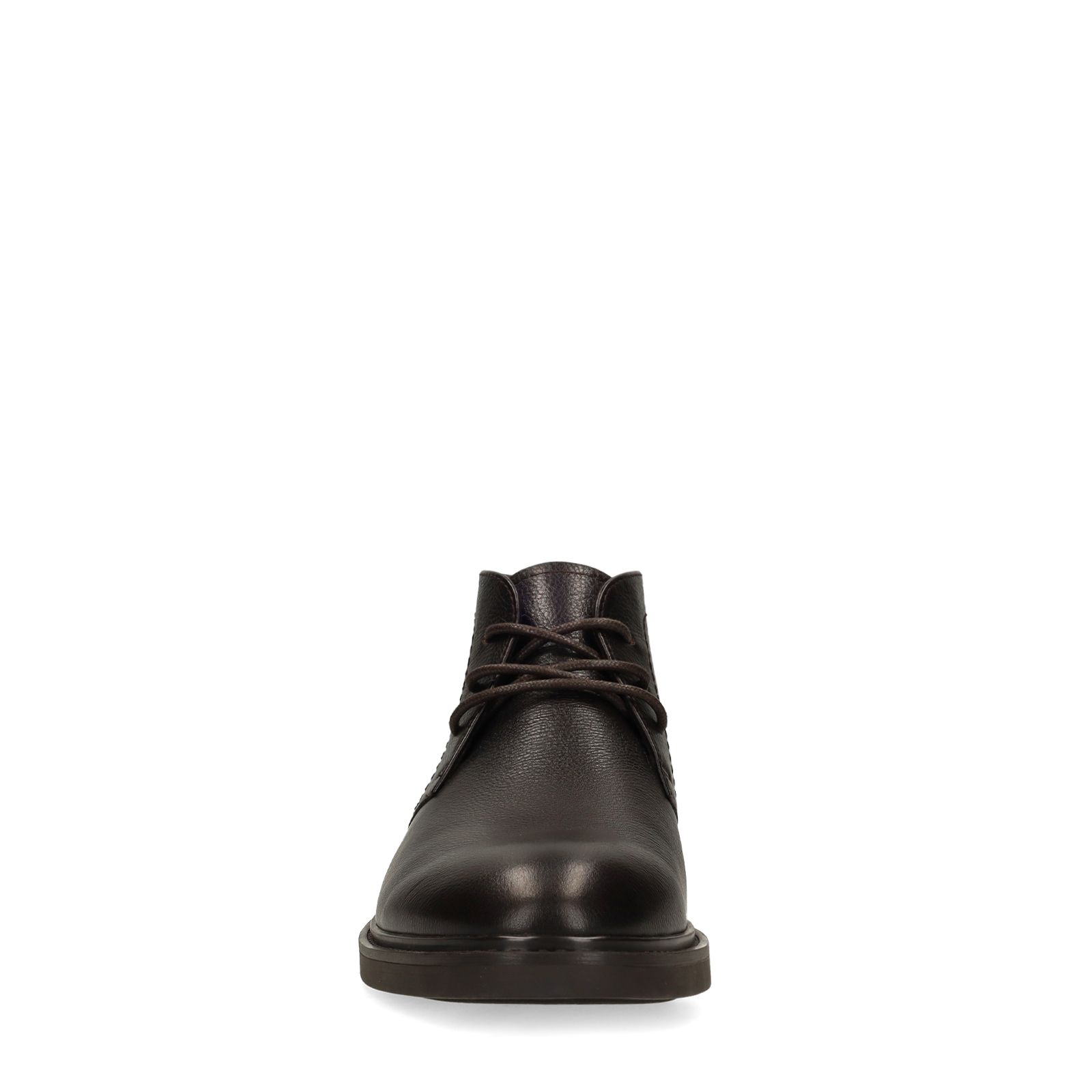 Dunkelbraune Lederschnürschuhe