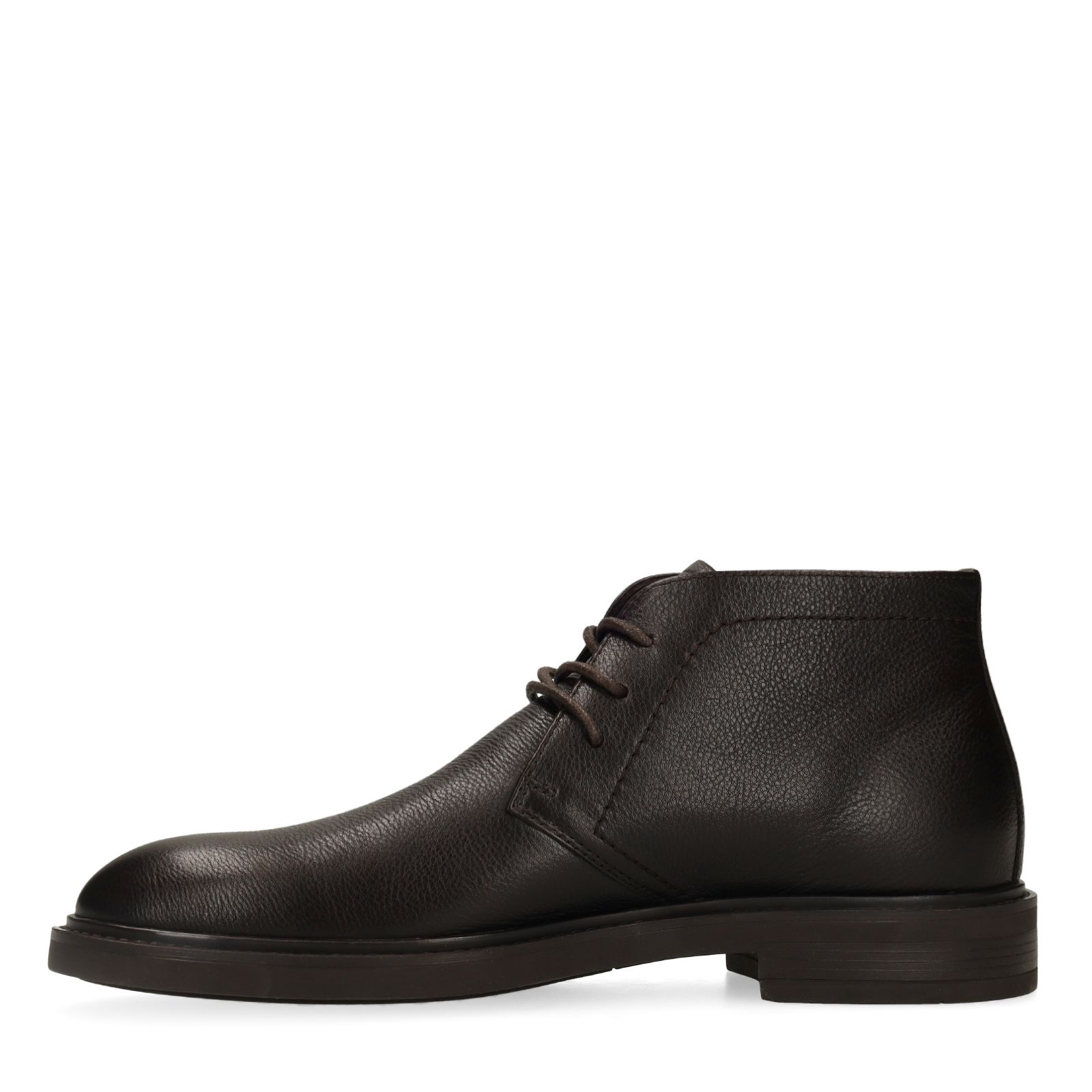 Dunkelbraune Lederschnürschuhe