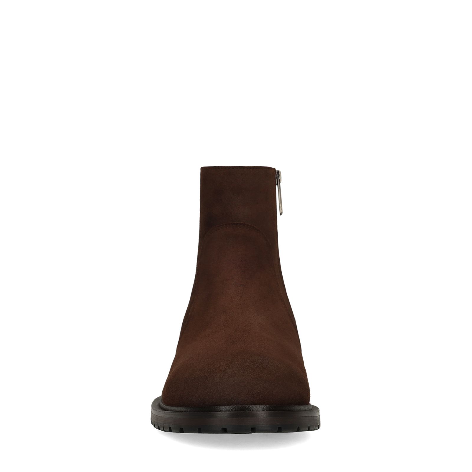 Donkerbruine suède boots