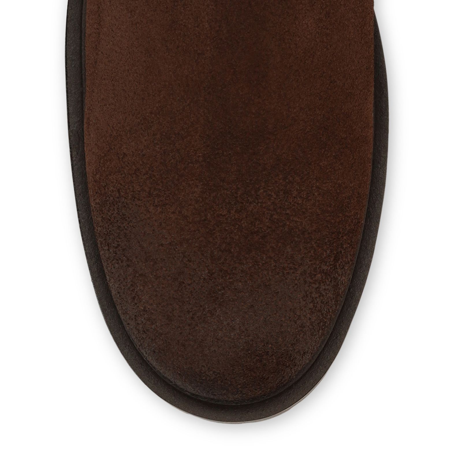 Donkerbruine suède boots