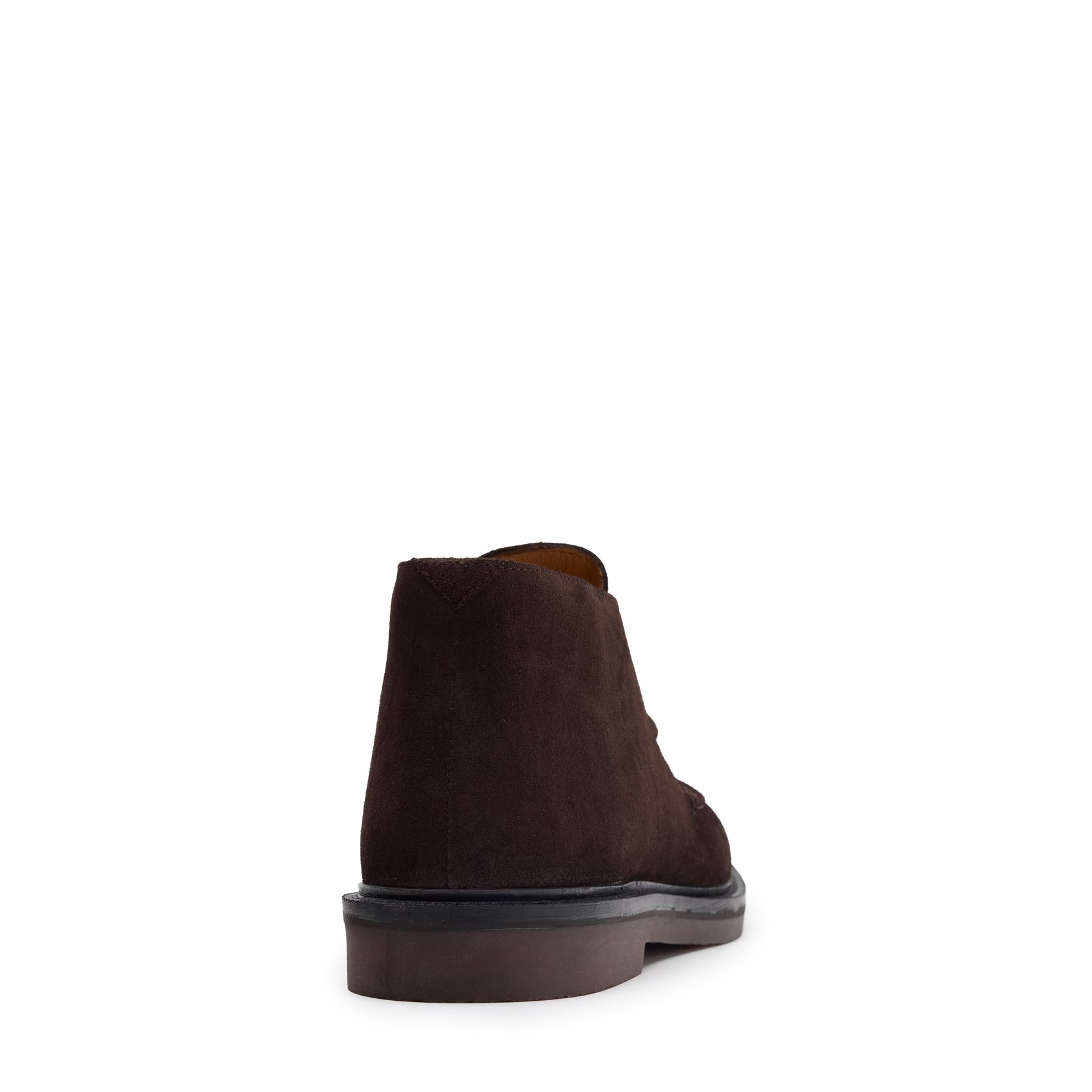 Braune Schnürboots aus Veloursleder