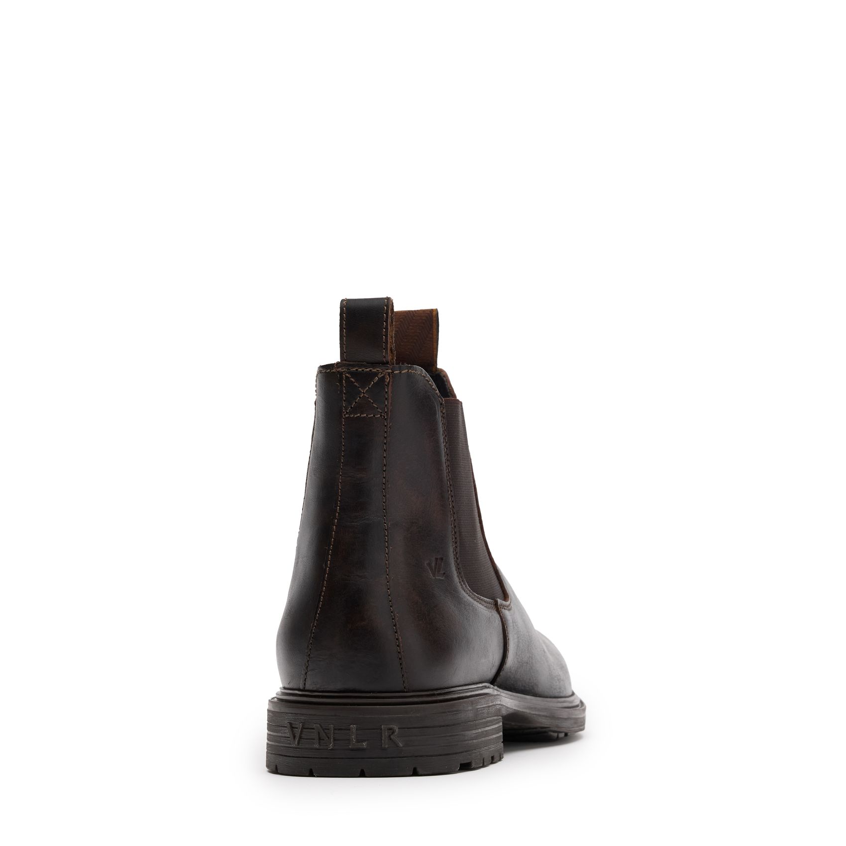 Zwarte leren chelsea boots