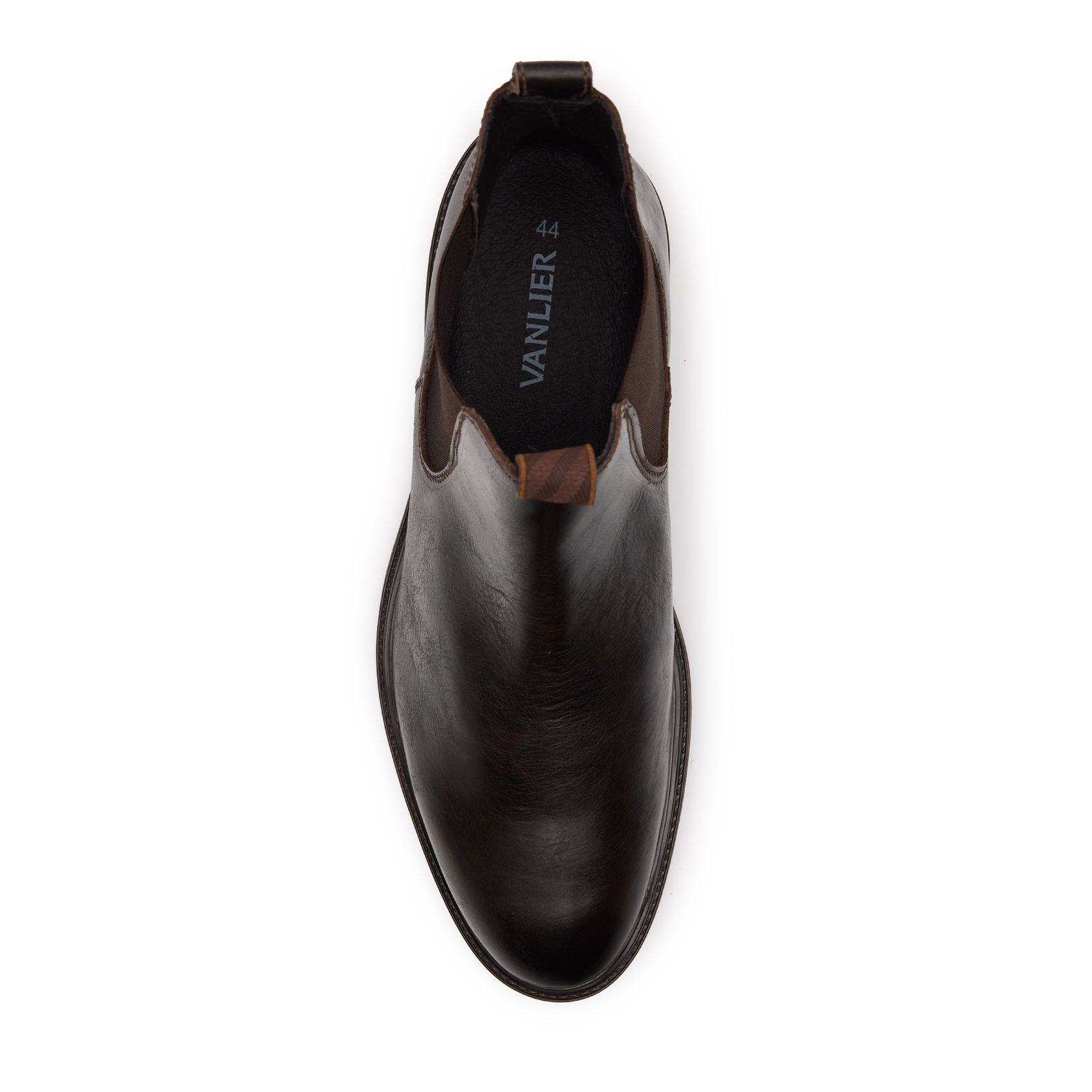 Zwarte leren chelsea boots